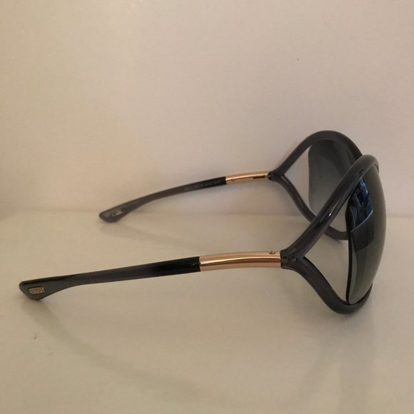Tom Ford Whitney Oversize Sunglasses with Case, Lens Cloth main image 6